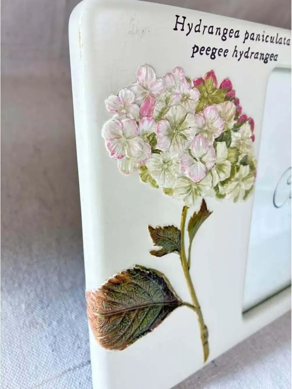 Carr 4x6 Hydrangea Ceramic Picture Frame
